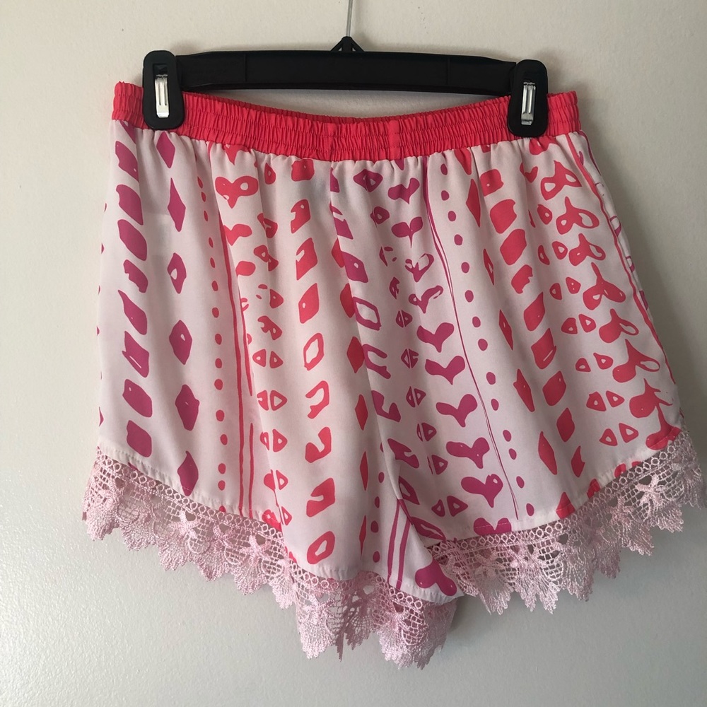 Sabo Skirt Pink print shorts